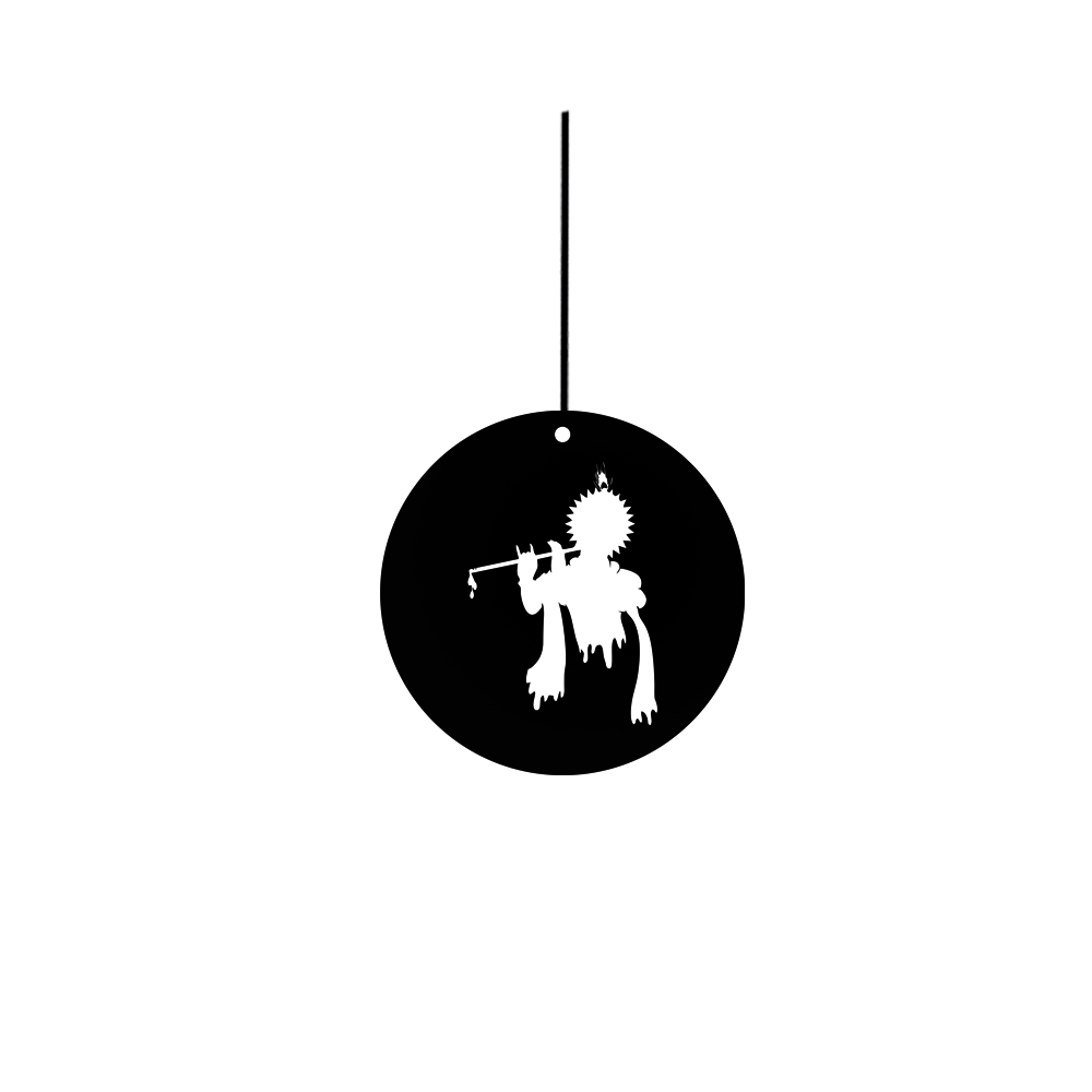 ShopTwiz Kanha Ji Flute Charm Car Hanging Decorative
