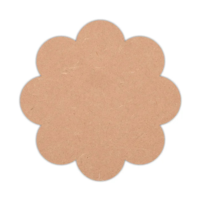 Flower shape MDF Base