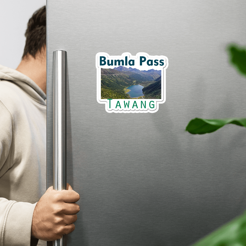 ShopTwiz Bumla Pass 2 (Tawang ) Awesome City Lovely Door Magnets And Fridge Magnet