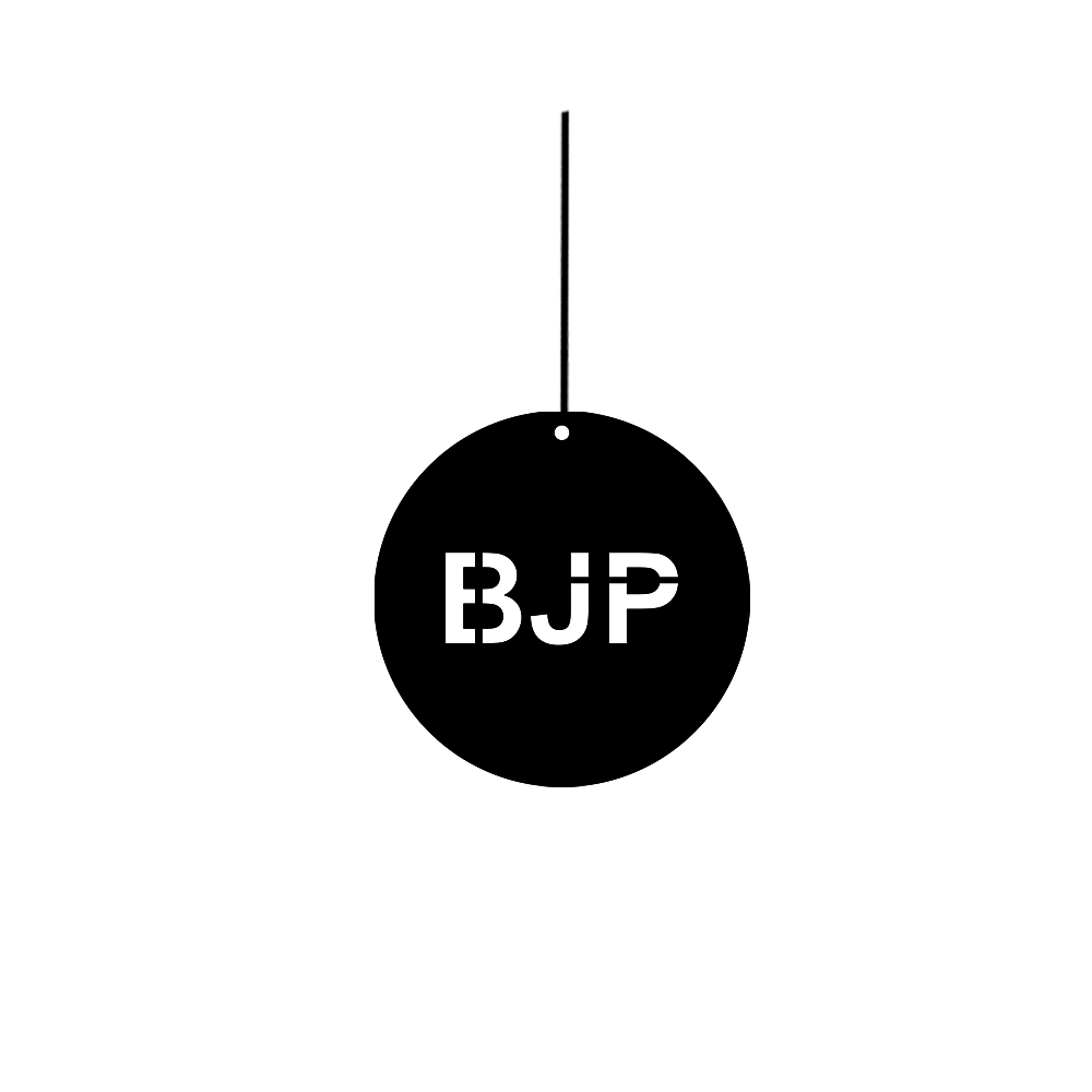 ShopTwiz BJP Support Symbol Car Hanging Decorative