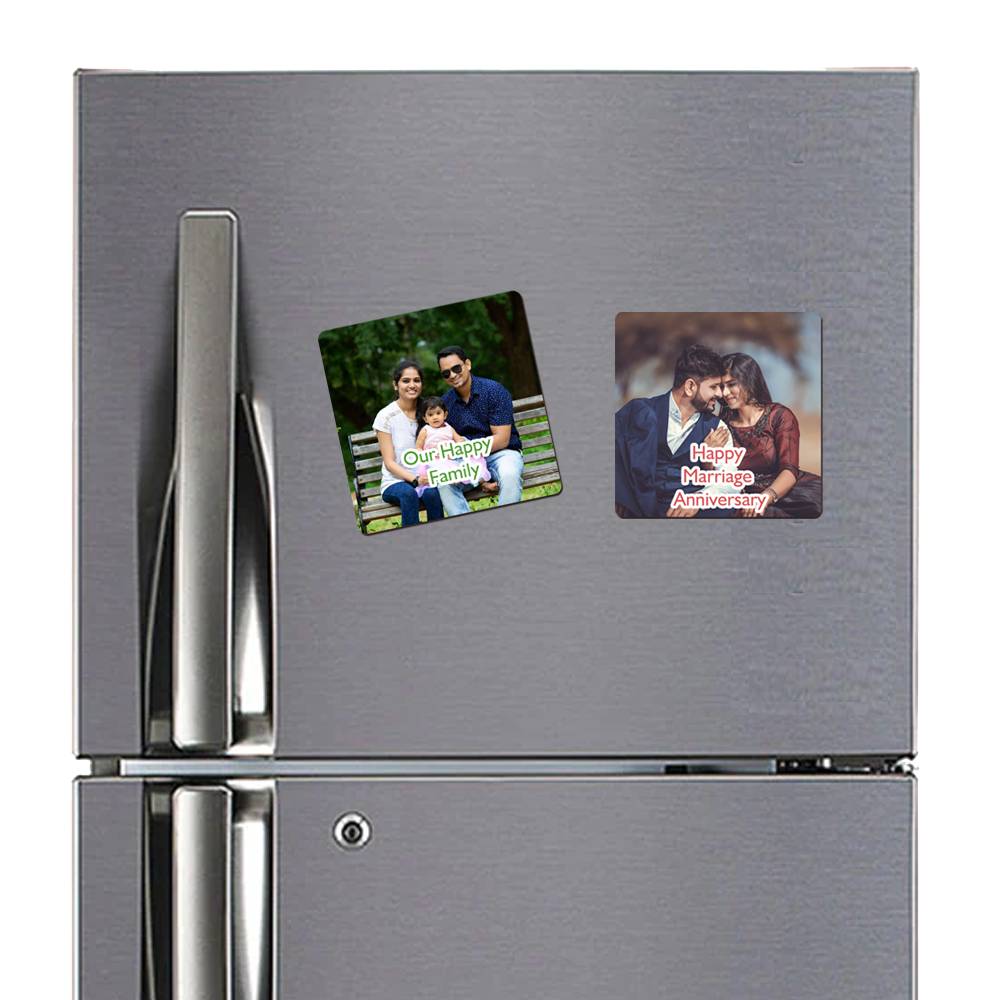 Personalized Fridge Magnet : Add Your Own Photo ( Size 7 cm )