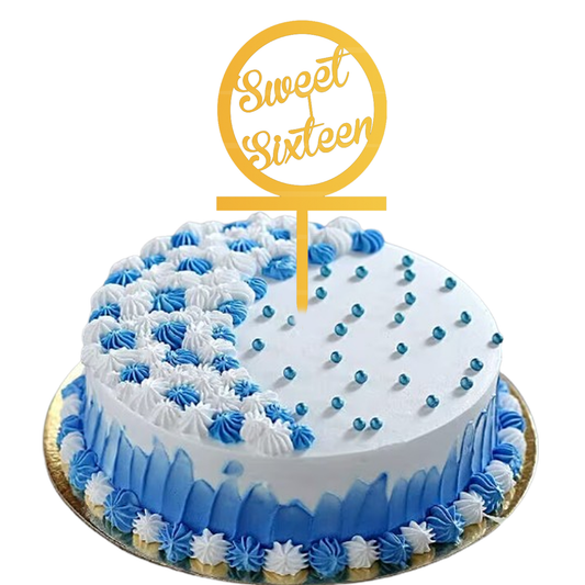Sweet sixteen Cake Topper
