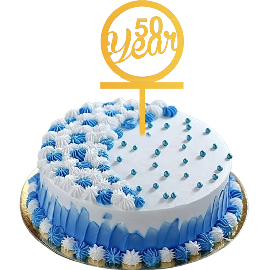 50 Year Cake Topper