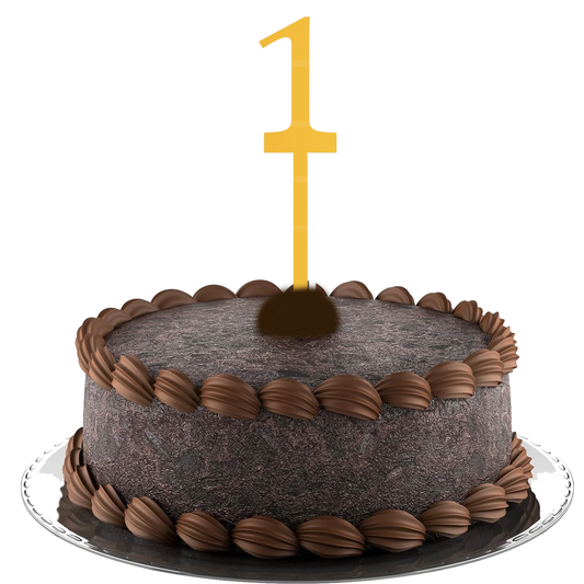 1 Number cake topper