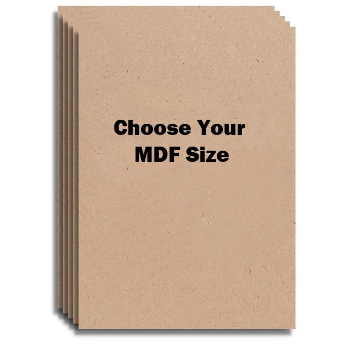 ShopTwiz Rectangular MDF Boards for Art and Craft Unfinished MDF Cutouts for Art and Craft for Resin Art, Mandala Art, Pyrography, Painting Pack of 5