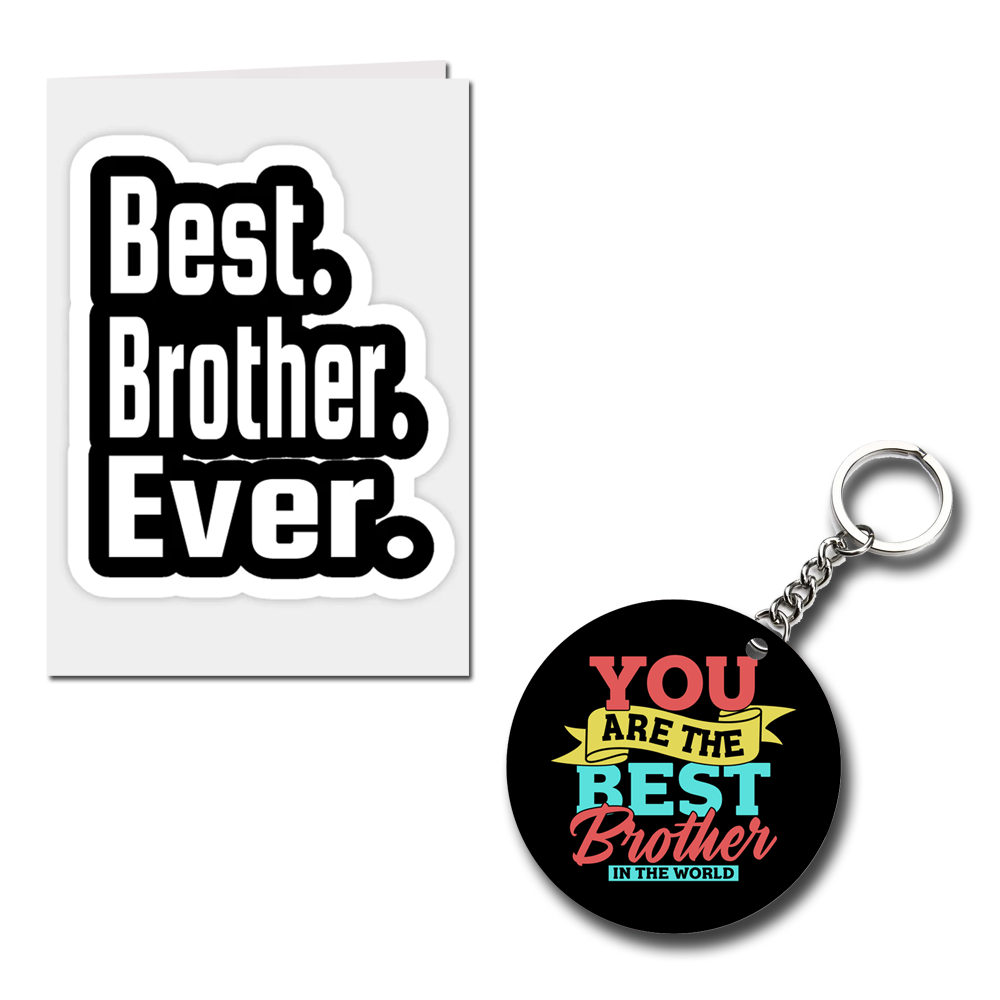 Best Brother Printed Greeting Card