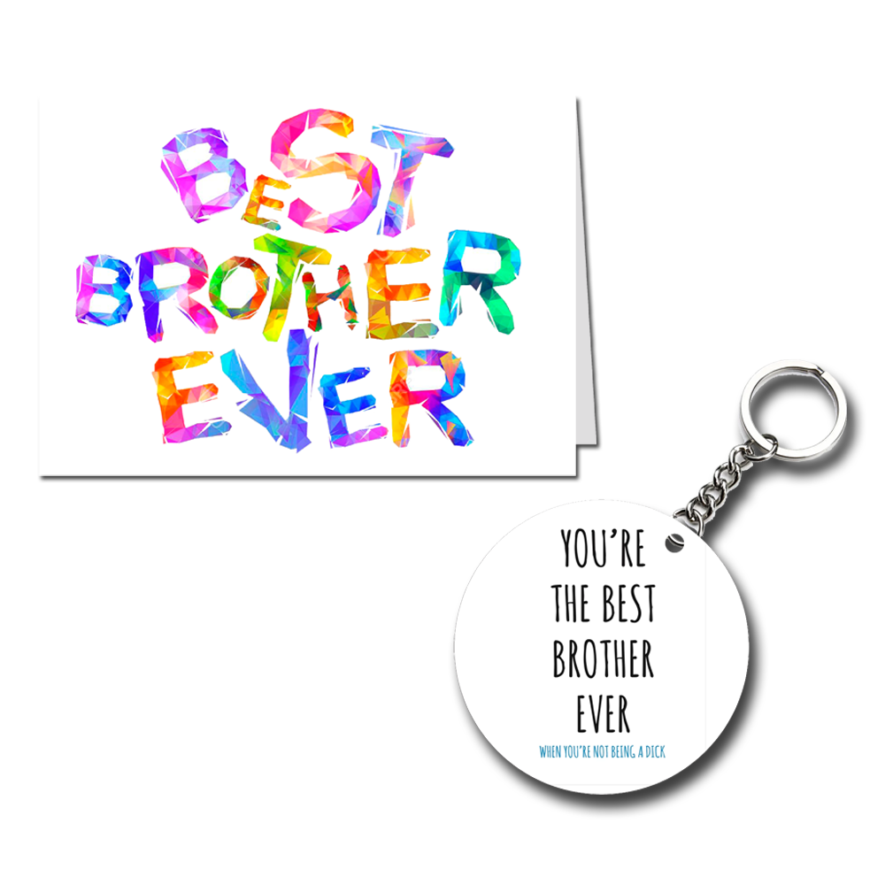 Best Brother Ever Printed Greeting Card