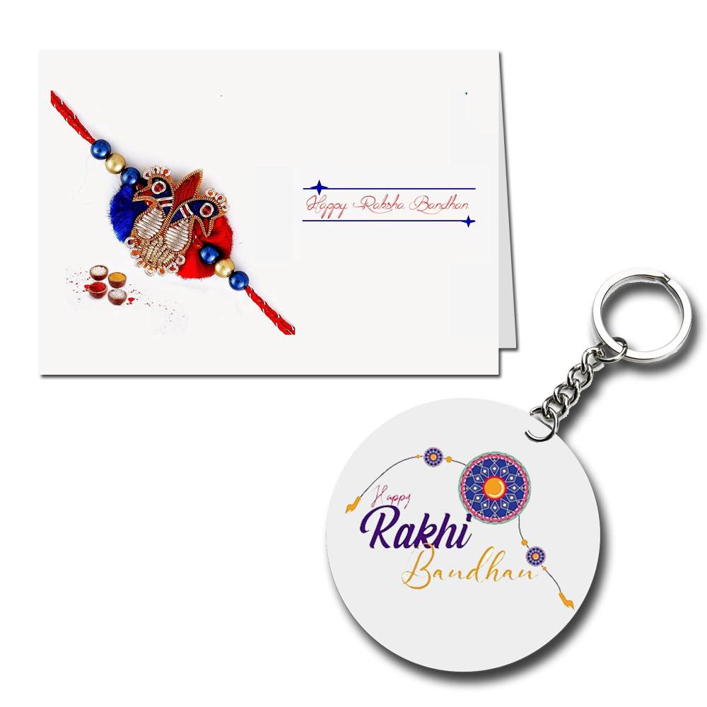 Happy Raksha Bandhan Printed Greeting Card