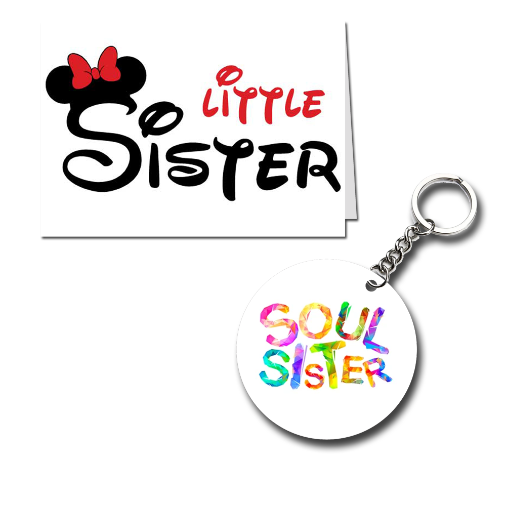 Little Sister Printed Greeting Card
