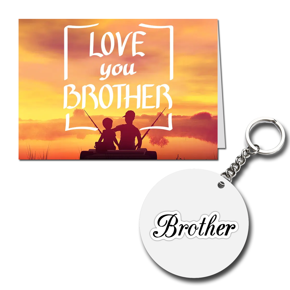 Love You Bhai Printed Greeting Card