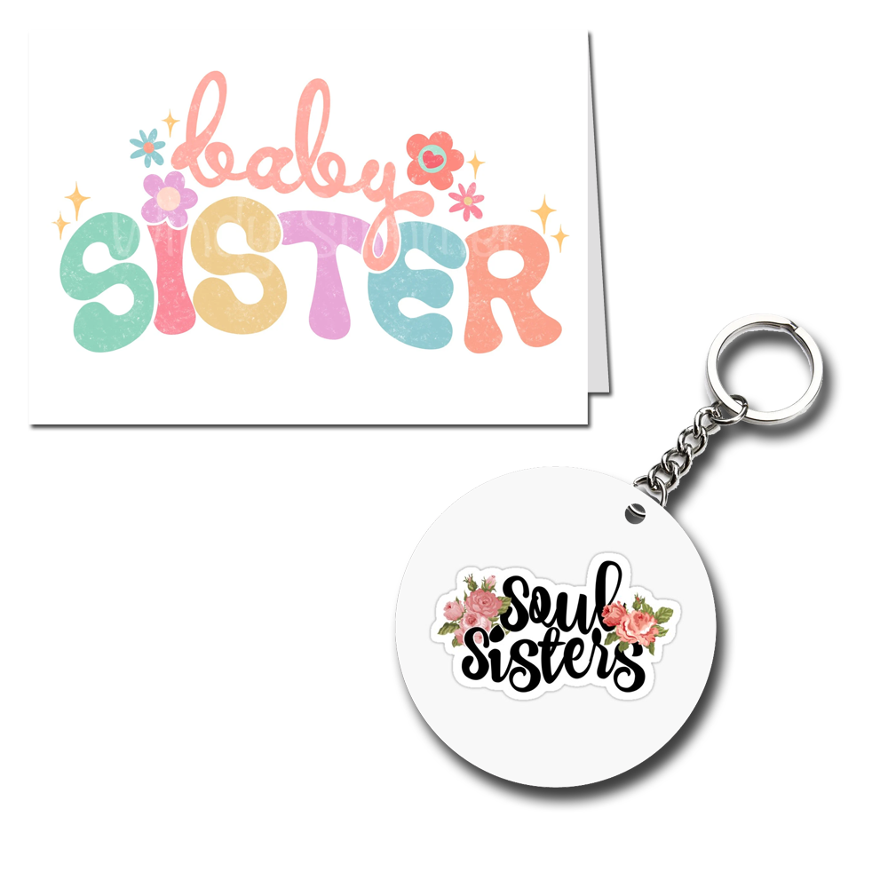 Baby Sister Printed Greeting Card