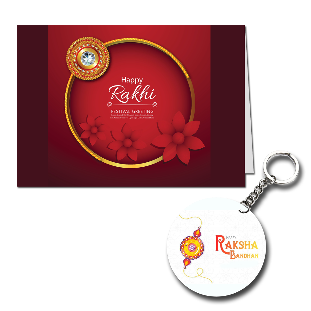 Raksha Bandhan Printed Greeting Card