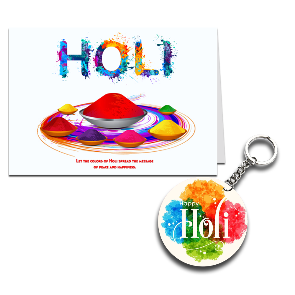 Happy Holi Printed Greeting Card