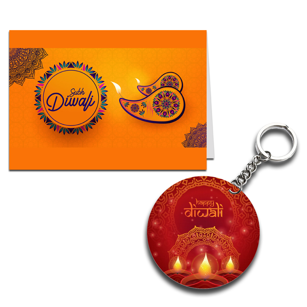 Happy Diwali Printed Greeting Card