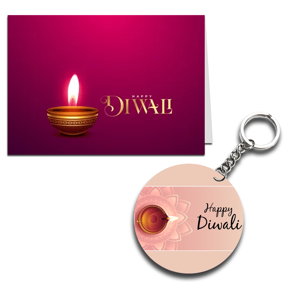Happy Diwali Printed Greeting Card