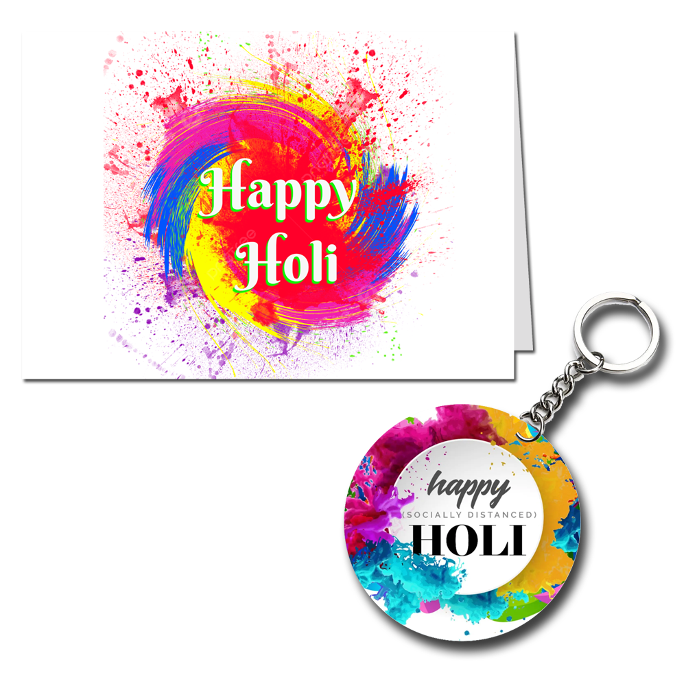 Happy Holi Printed Greeting Card