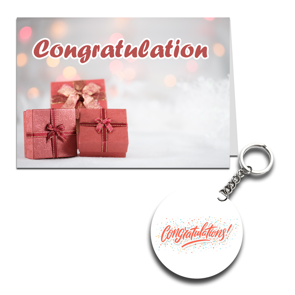 Congratulation Printed Greeting Card