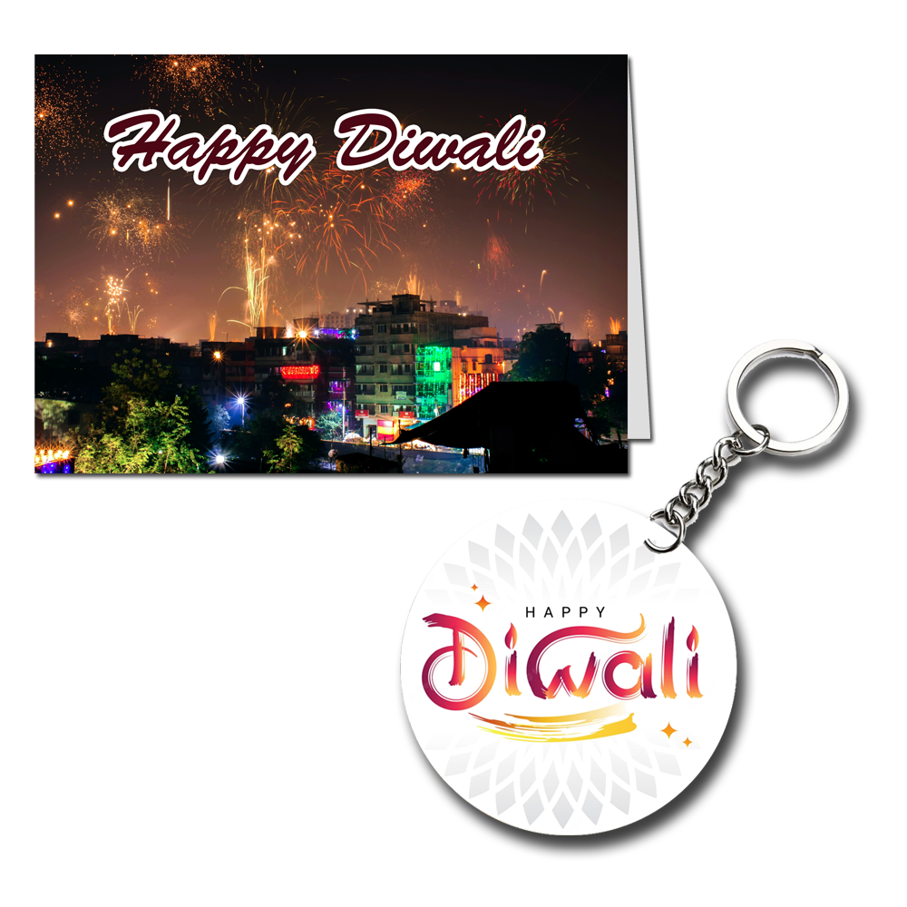 Happy Diwali Printed Greeting Card