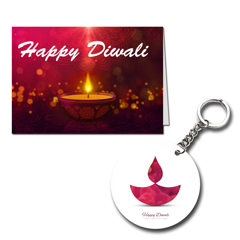 Happy Diwali Printed Greeting Card