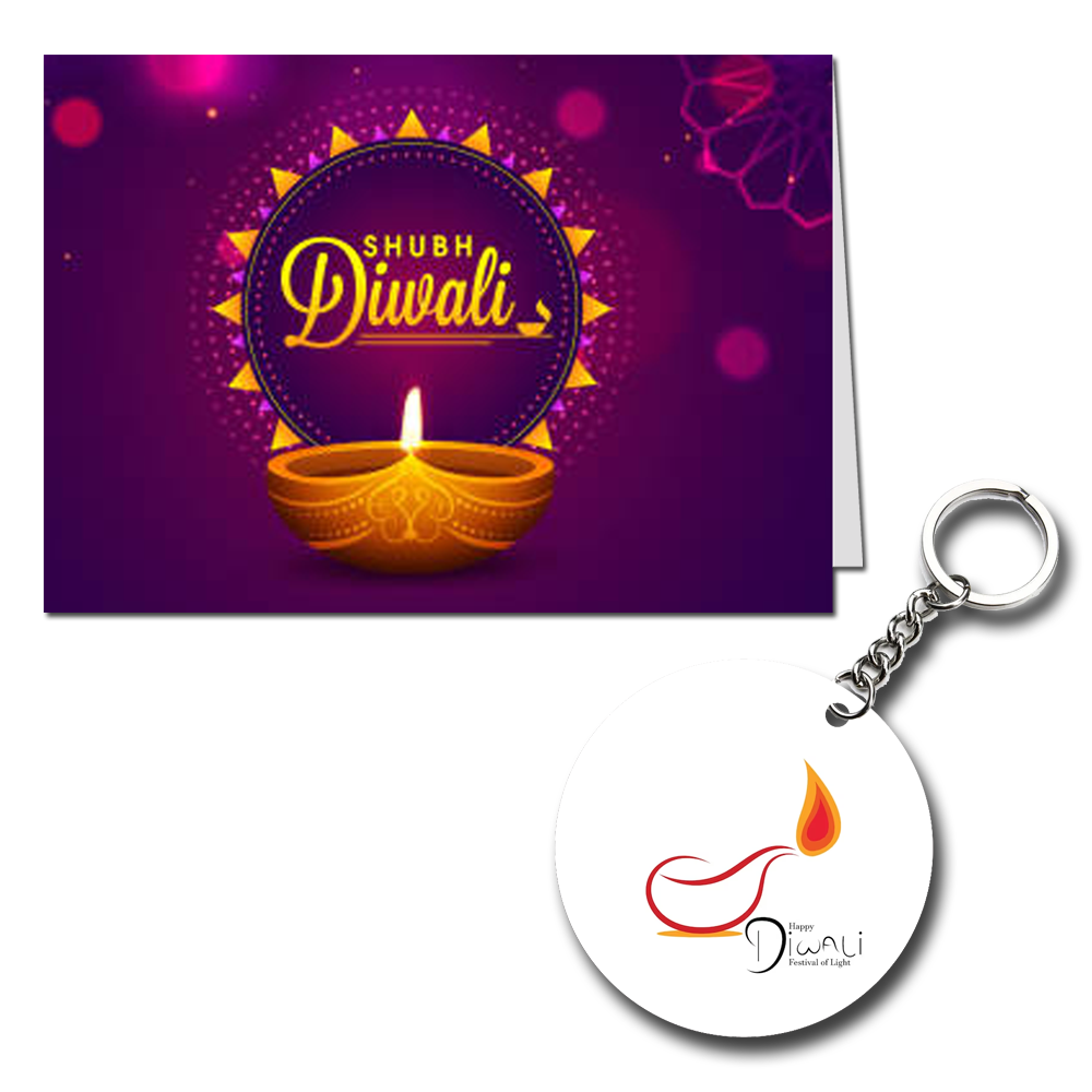 Happy Diwali Printed Greeting Card