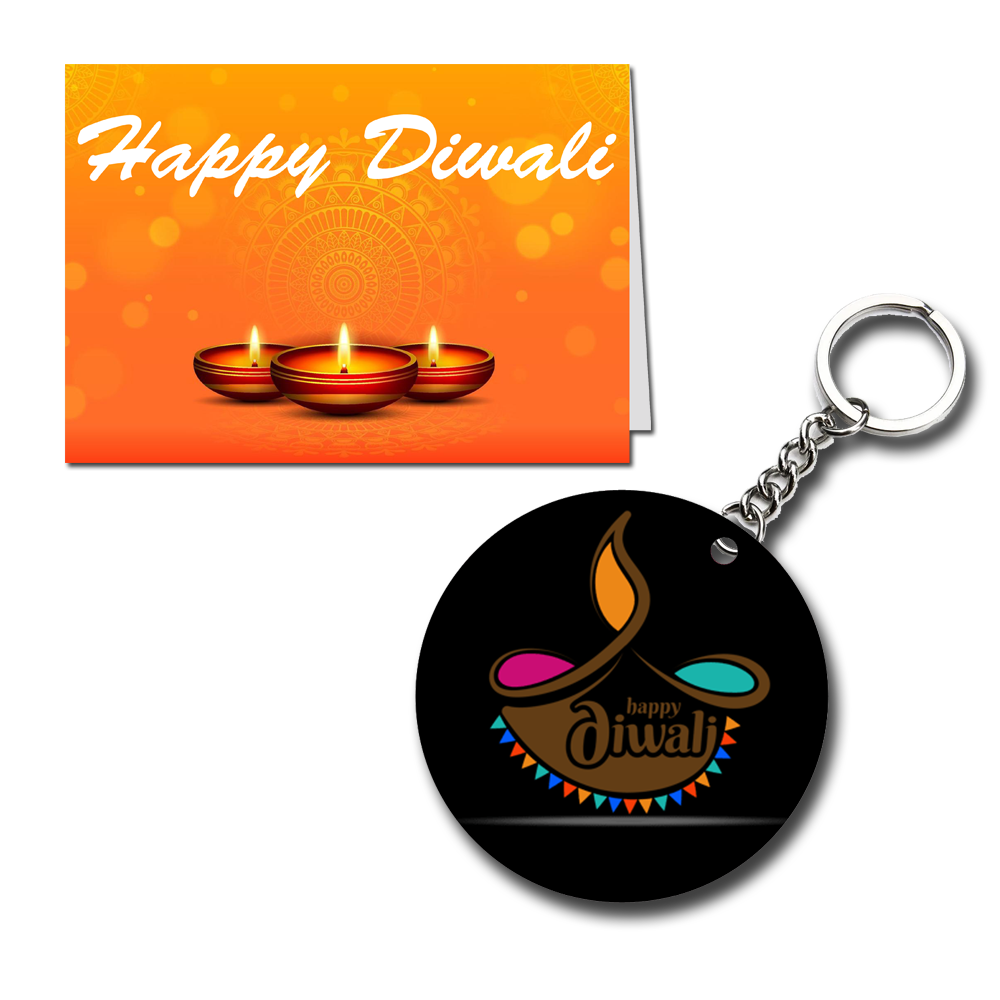 Happy Diwali Printed Greeting Card