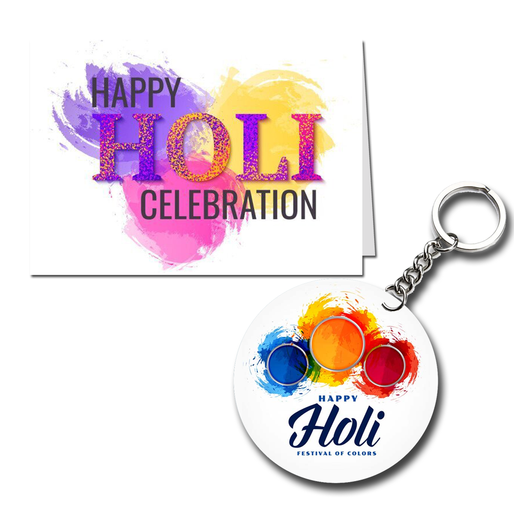 Happy Holi Printed Greeting Card