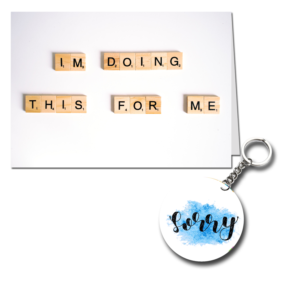 I'm Doing This For Me Printed Greeting Card