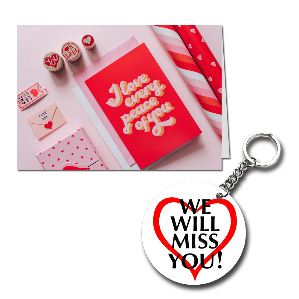 I Love You Printed Greeting Card