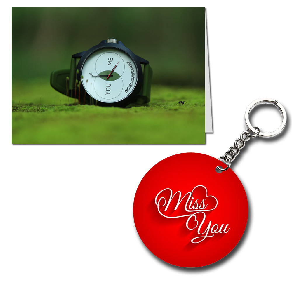 You And Me Printed Greeting Card