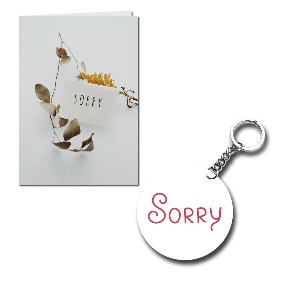 Sorry Printed Greeting Card