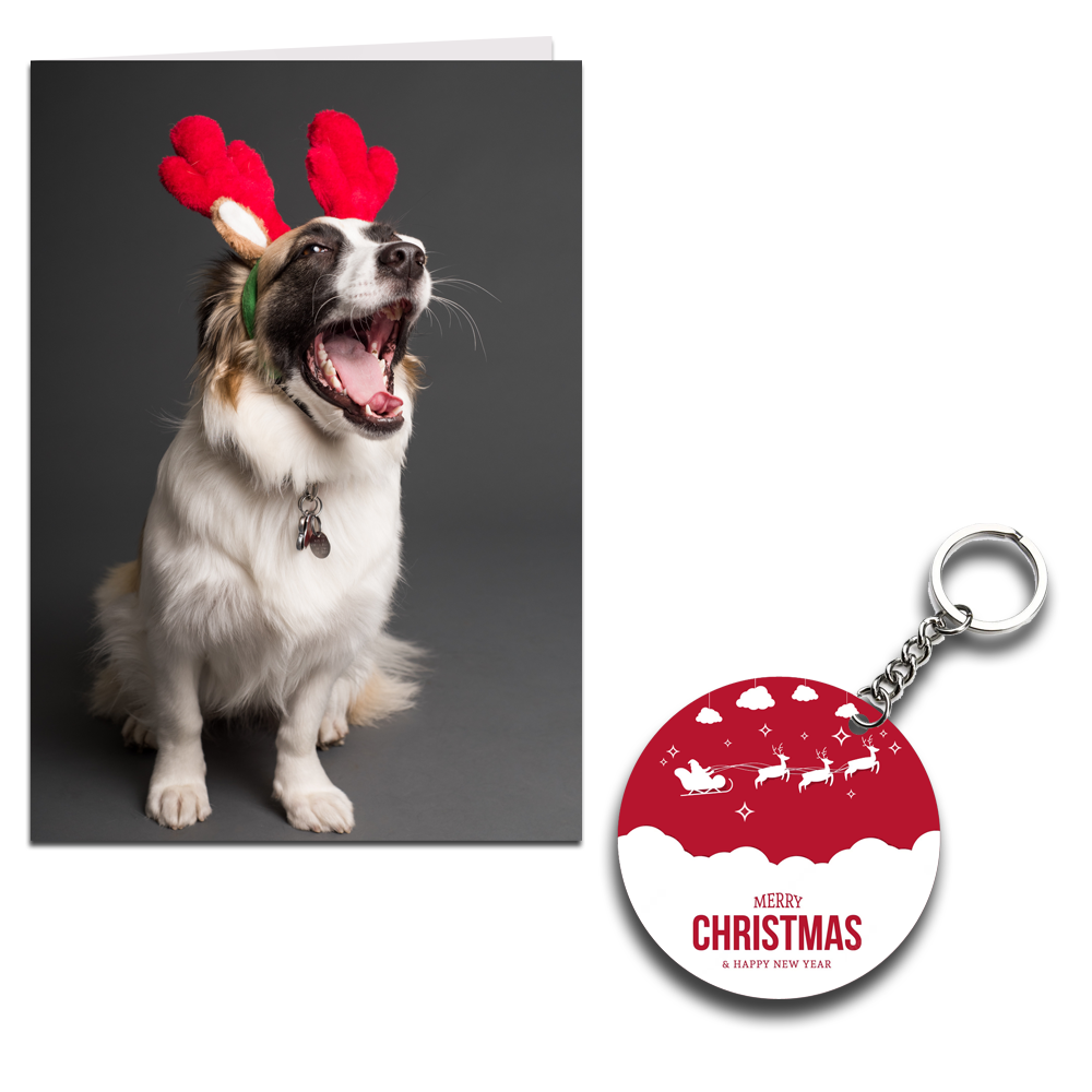 Merry Christmas Printed Greeting Card