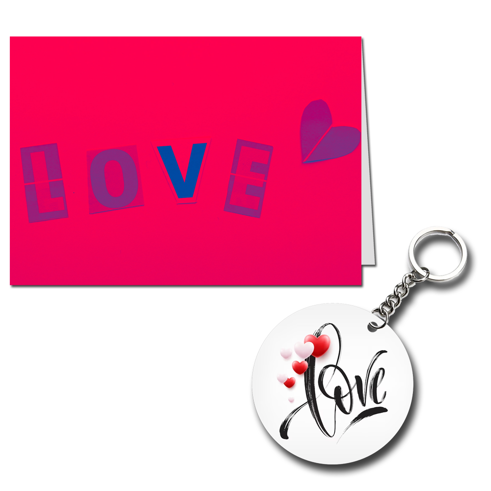 Love Printed Greeting Card