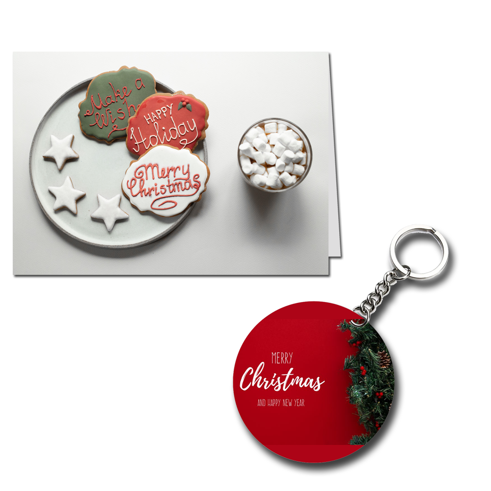 Merry Christmas Printed Greeting Card