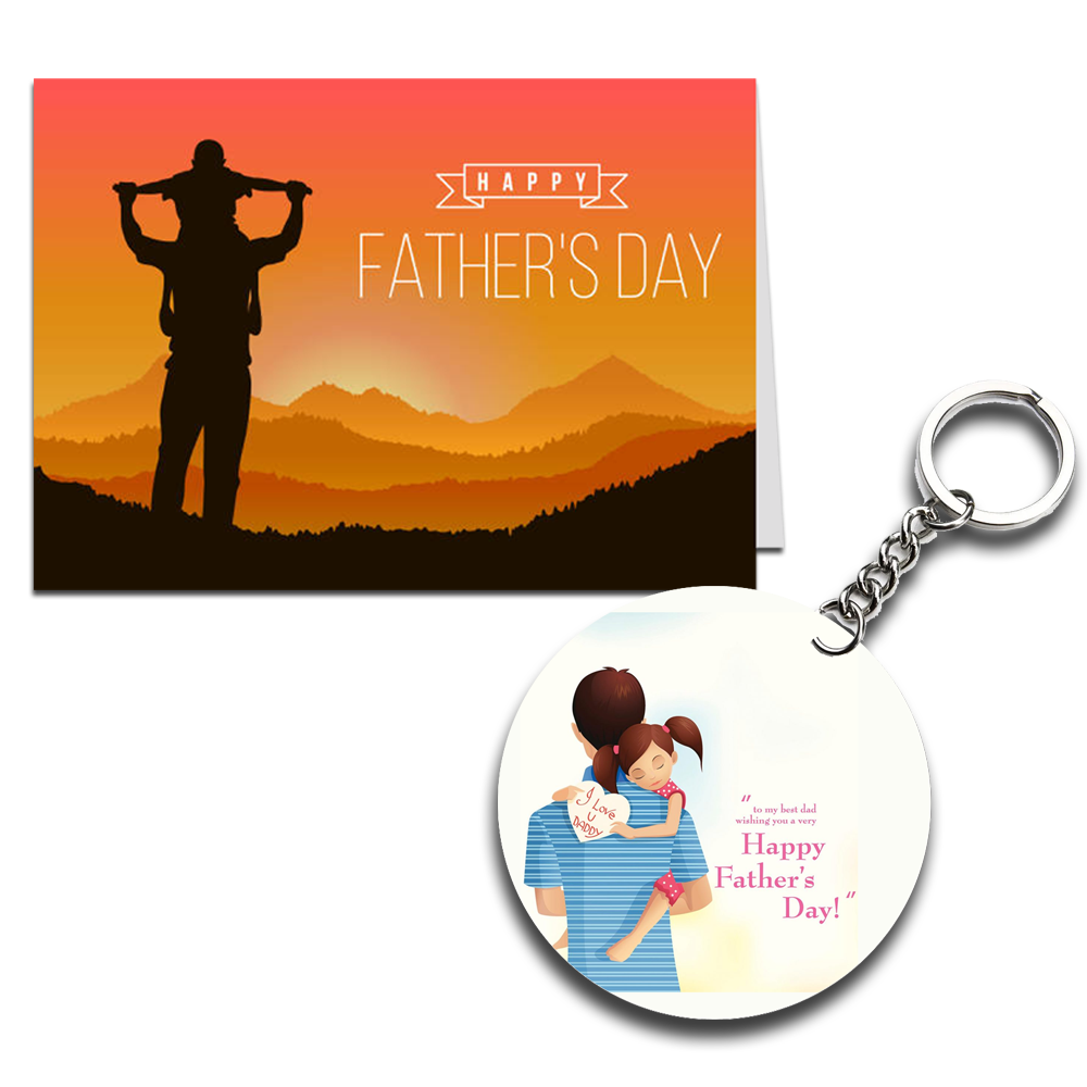 Happy Fathers Day Printed Greeting Card