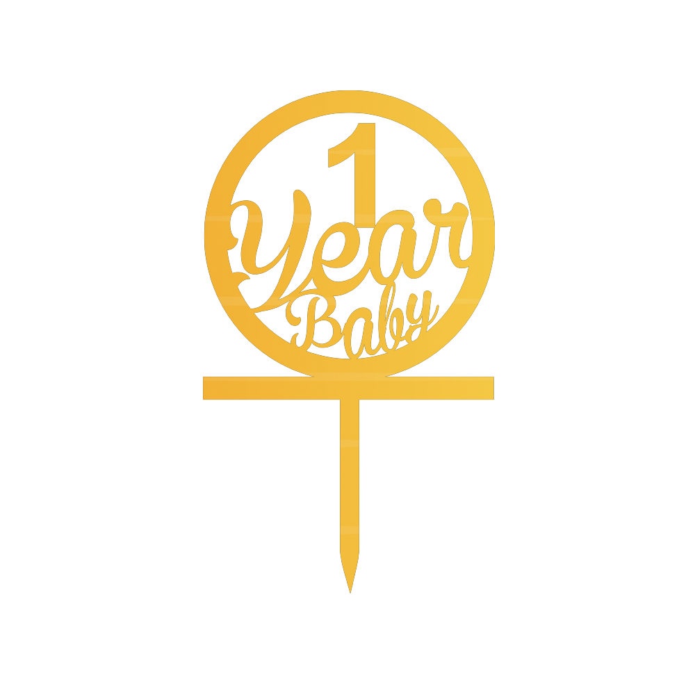 1 Year cake Topper