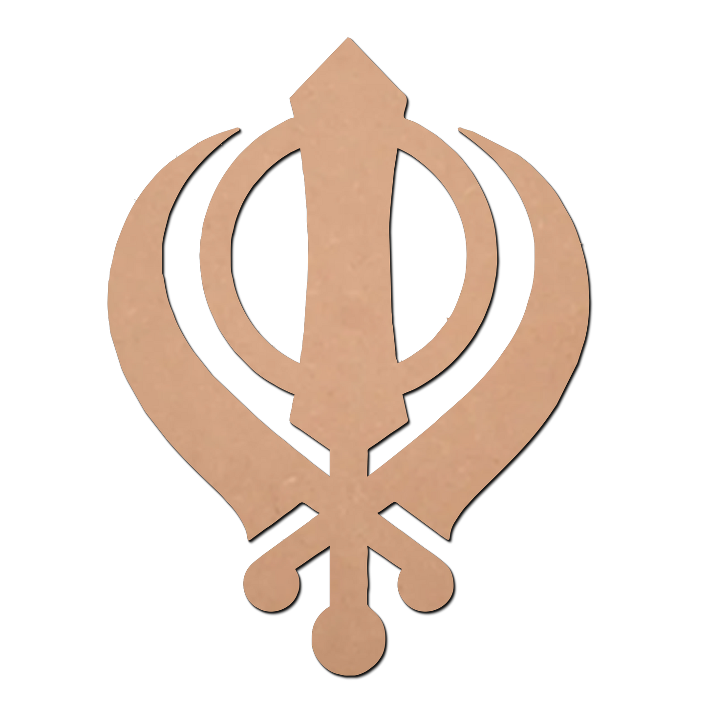 Khanda MDF Cutouts for Art and Craft Work / Craft Shapes