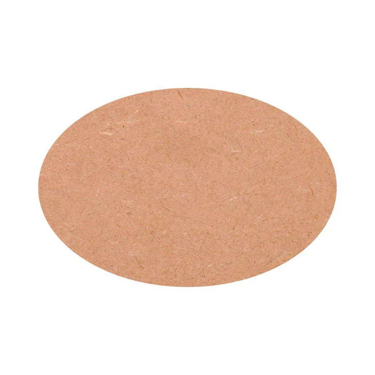 Oval Shape Plain MDF