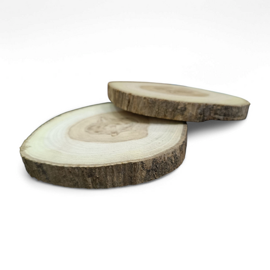 Wood Slice Pieces for DIY , Decor , PhotoGraphy Prop and Craft ( Approx 5 Inch )