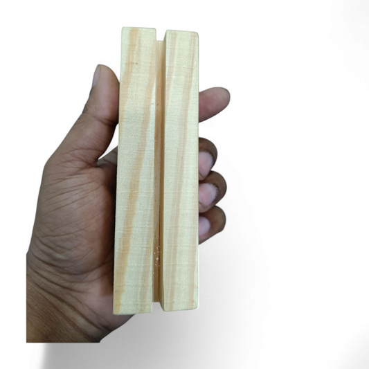 Wooden Slit Stand for Caricature , Calender and other DIY Applications