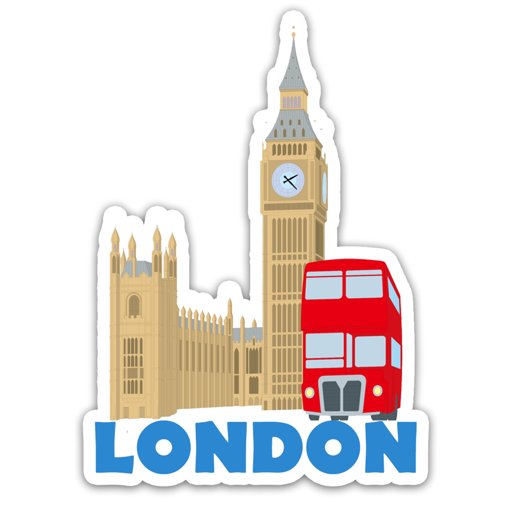 ShopTwiz London Beautiful City Fridge Magnet and Door Magnets