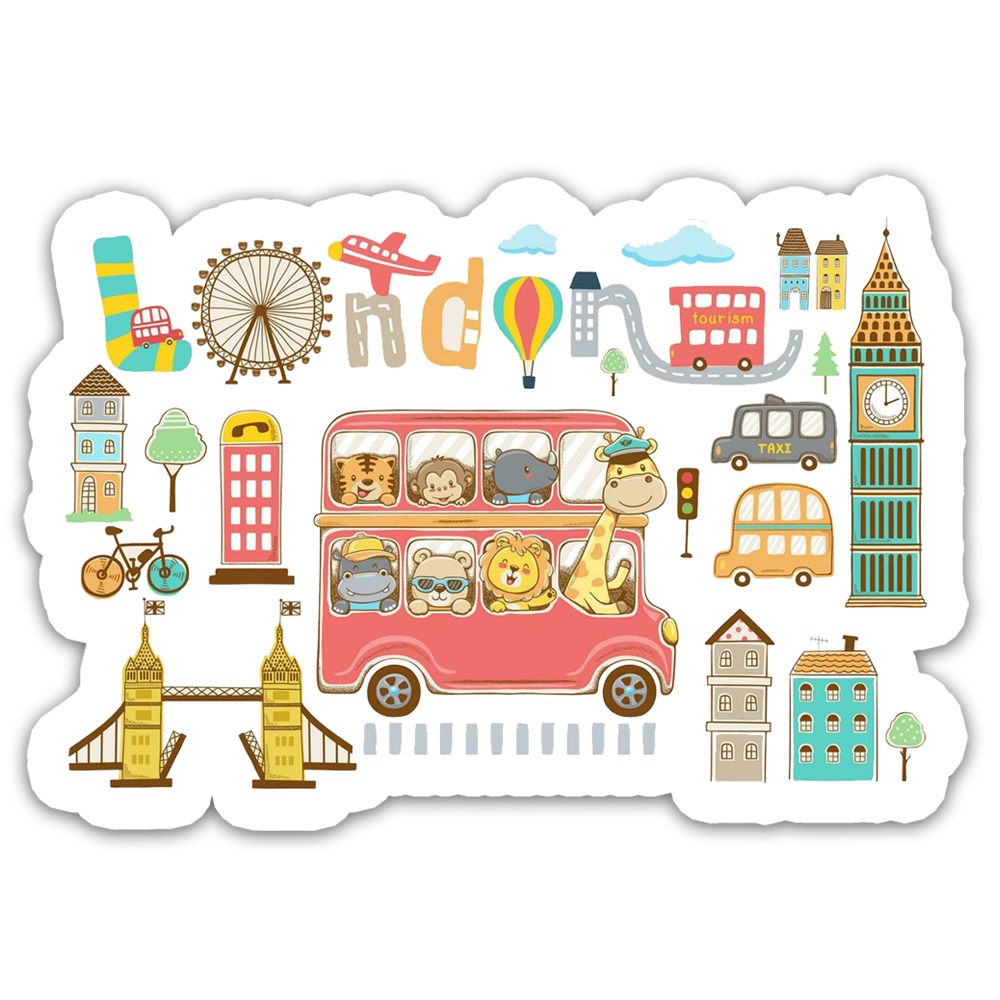 ShopTwiz London City Fridge Magnet and Door Magnets