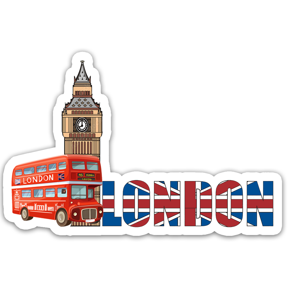ShopTwiz London Decor City Fridge Magnet and Door Magnets