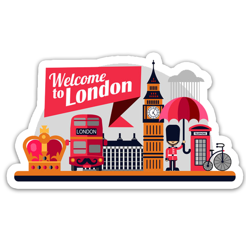 ShopTwiz London Beauty City Fridge Magnet and Door Magnets
