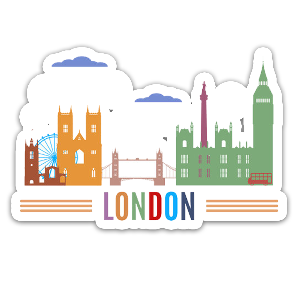 ShopTwiz London Decor City Fridge Magnet and Door Magnets