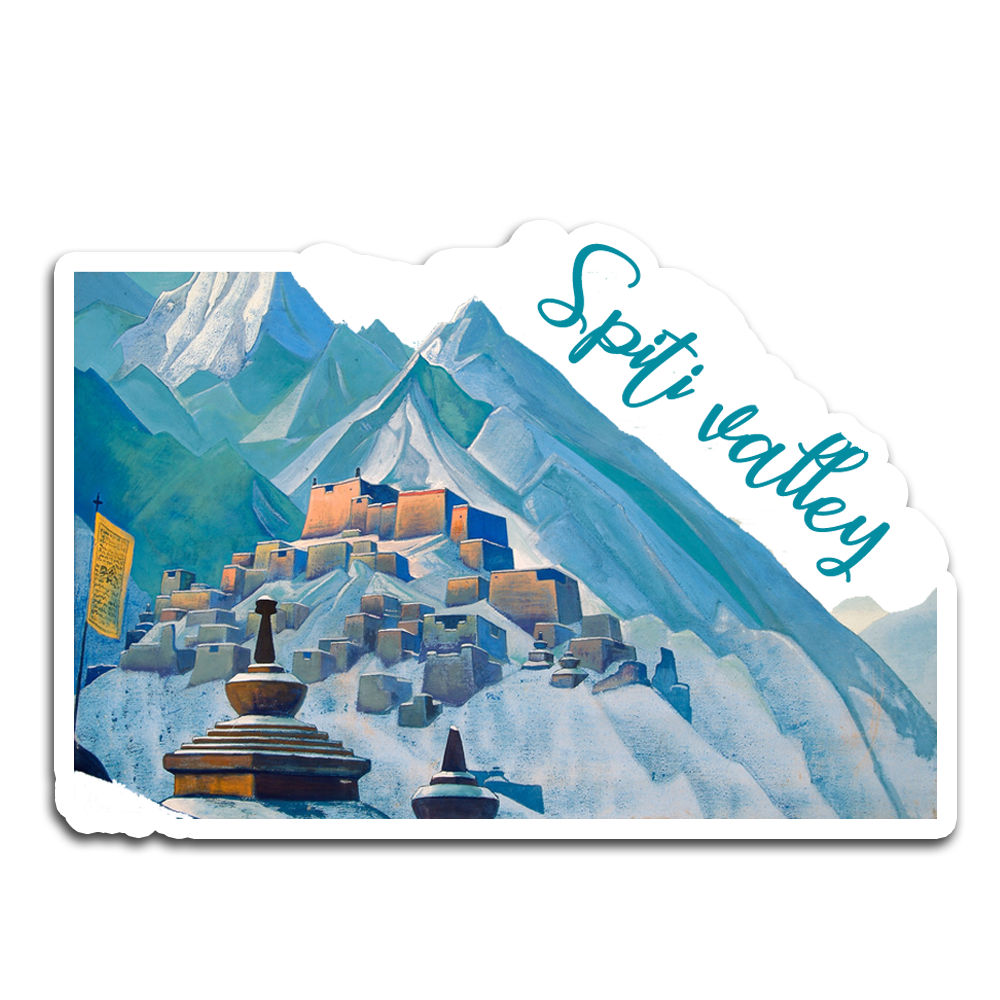 ShopTwiz Spiti Valley Amazing City Fridge Magnet and Door Magnets