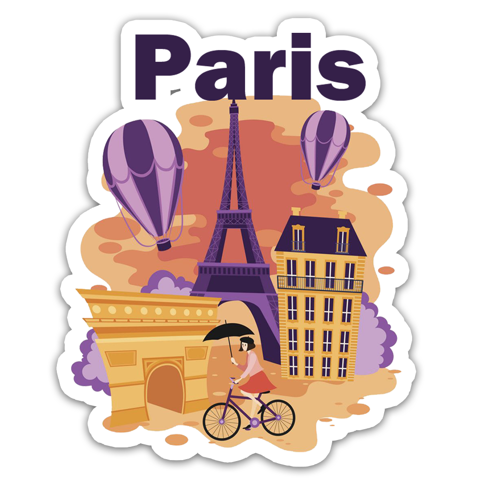 ShopTwiz Paris Beauty City Fridge Magnet and Door Magnets