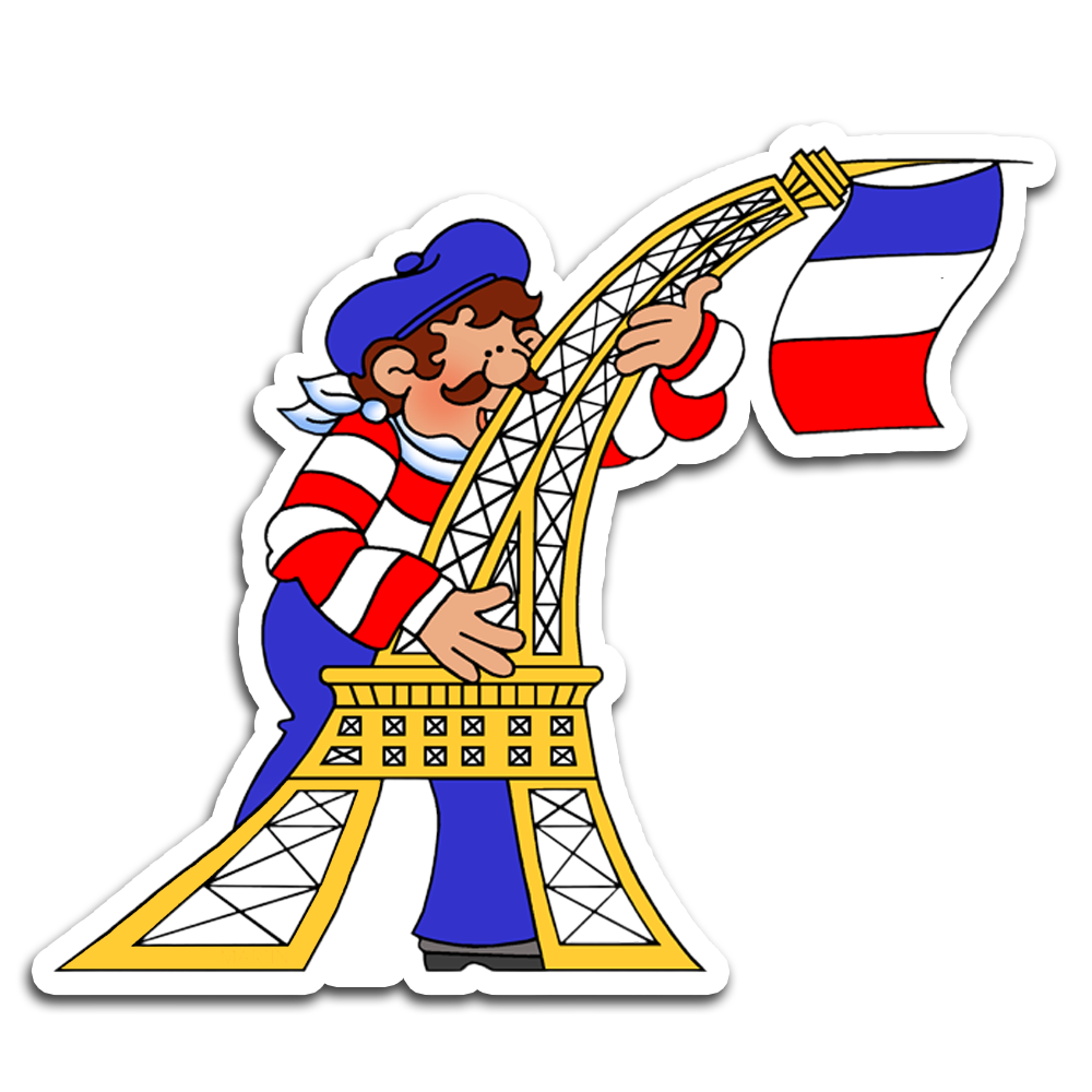ShopTwiz France Cool City Fridge Magnet and Door Magnets