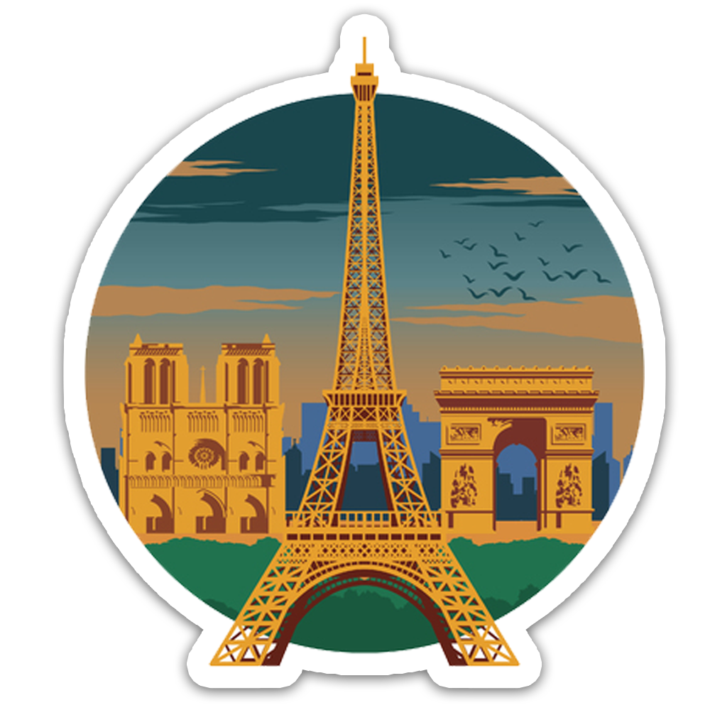 ShopTwiz Paris Beauty City Fridge Magnet and Door Magnets