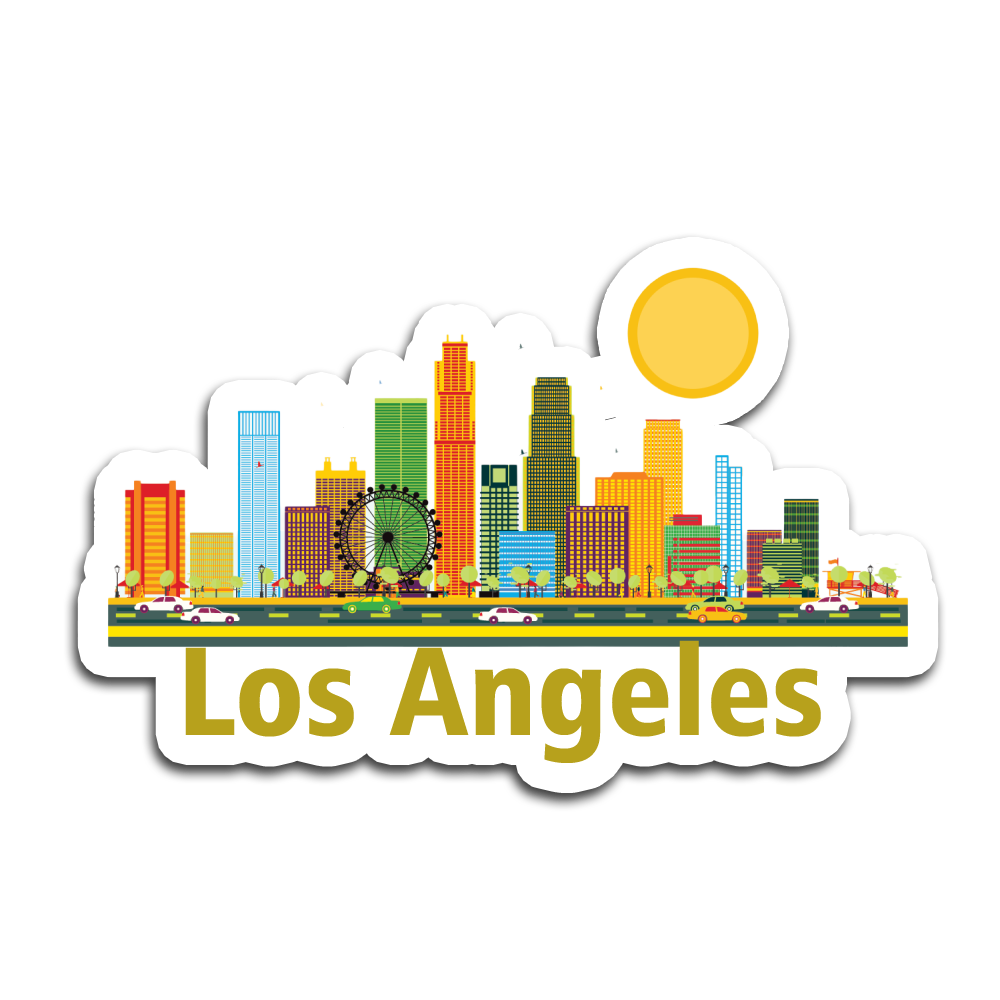 ShopTwiz Los Angeles Beauty Door Magnets And City Fridge Magnet