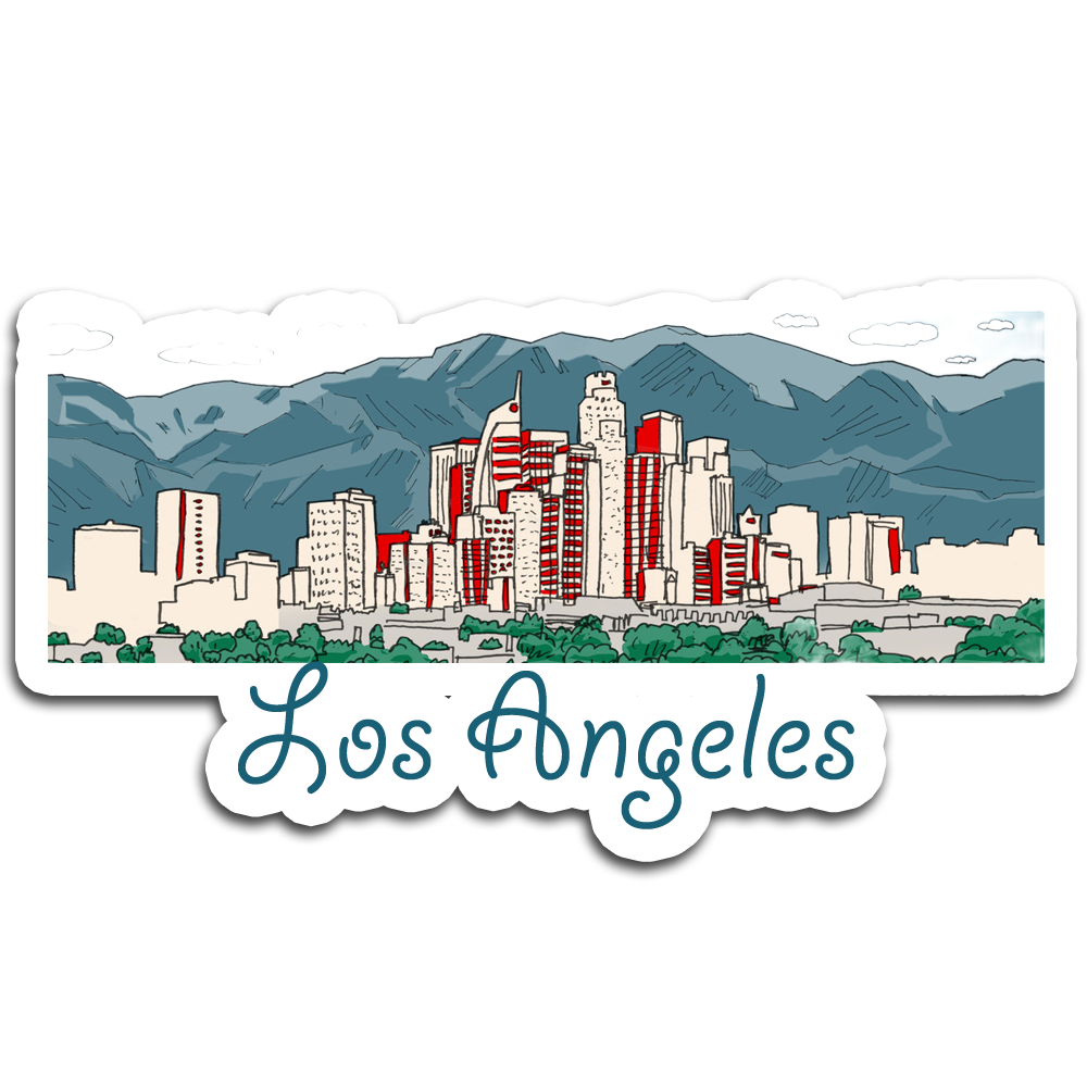 ShopTwiz Los Angeles City Fridge Magnet And Beauty Door Magnets Amazing City